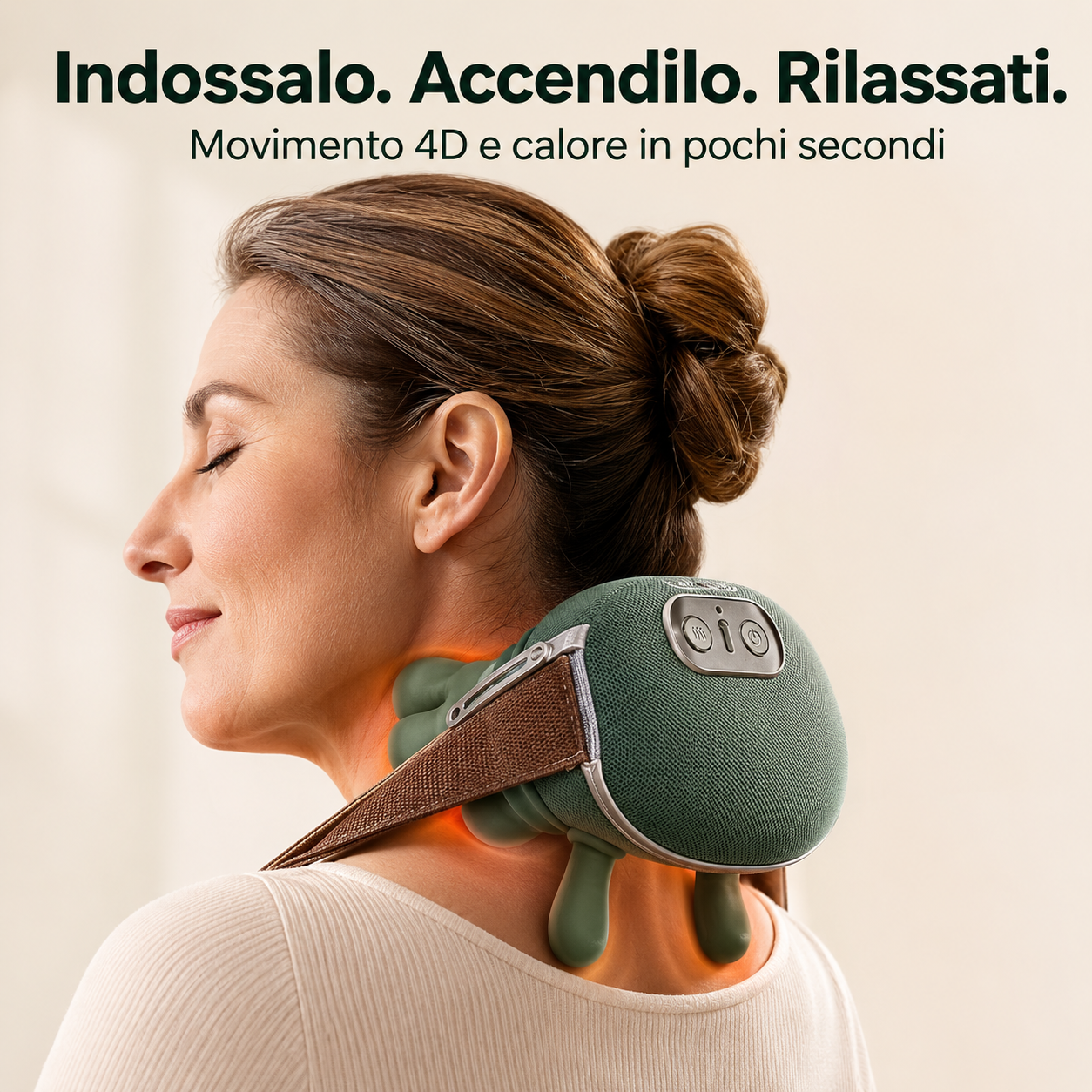 CerviZen™ – Massaggiatore 4D Senza Fili con Calore