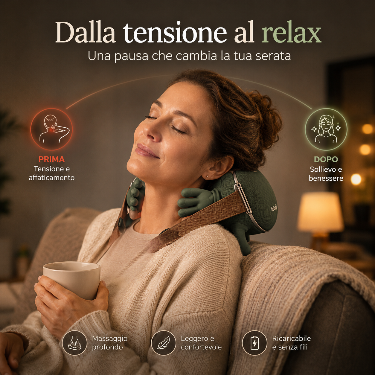 CerviZen™ – Massaggiatore 4D Senza Fili con Calore